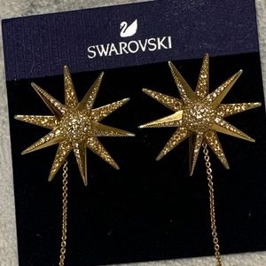 Swarovski sunburst earrings